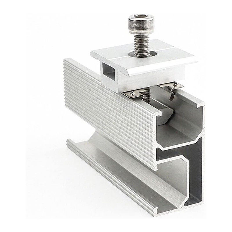 Morsetti solare 3.0mm - 4.5mm del pannello solare del supporto ad alta resistenza del morsetto metà di densamente