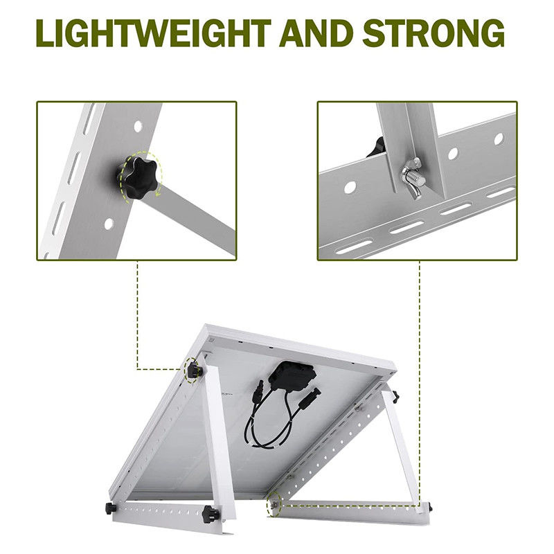 Supporto Kit For Cement Roof Installation di inclinazione del pannello solare di resistenza al vento