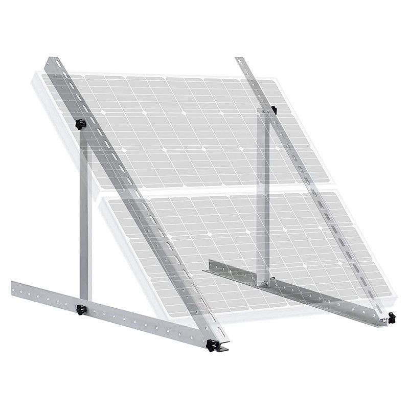 supporto fino a 4' di inclinazione del tetto piano del pannello solare di 150 miglia orarie installazione facile X8