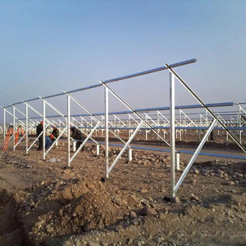 Vite a terra o struttura concreta del metallo del fondamento per il pannello solare Al6005-T5