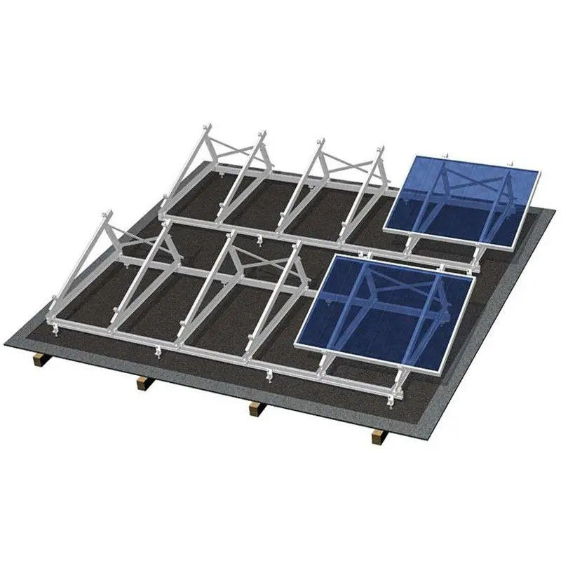 Supporti per il montaggio sul tetto di pannelli solari naturali a forma di C per impianti su larga scala