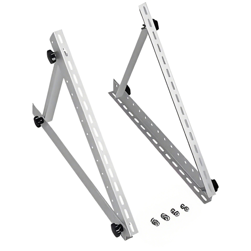 Staffe di montaggio inclinabili per pannelli solari ad angolo regolabile, montaggio a parete per pannelli solari fotovoltaici per tetto piano e terreno