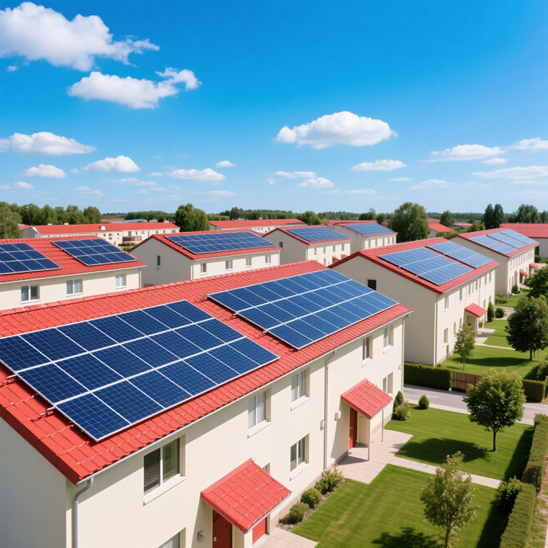 Staffa in alluminio per pannelli solari per l'installazione di pannelli solari su tetti piani