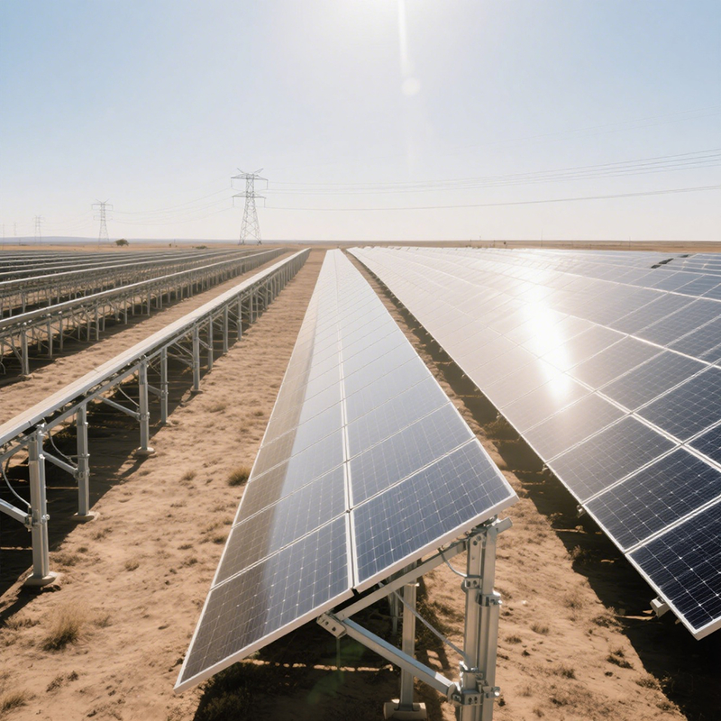 Brackets di montaggio solare a terra per un'installazione facile e un migliore utilizzo del terreno