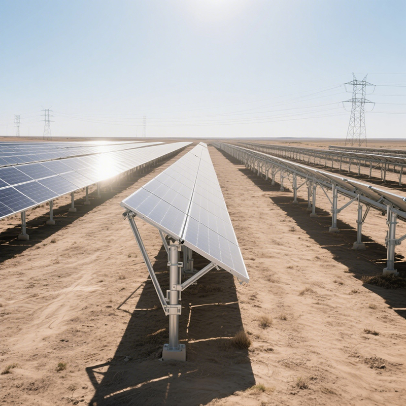 Brackets di montaggio solare a terra per un'installazione facile e un migliore utilizzo del terreno