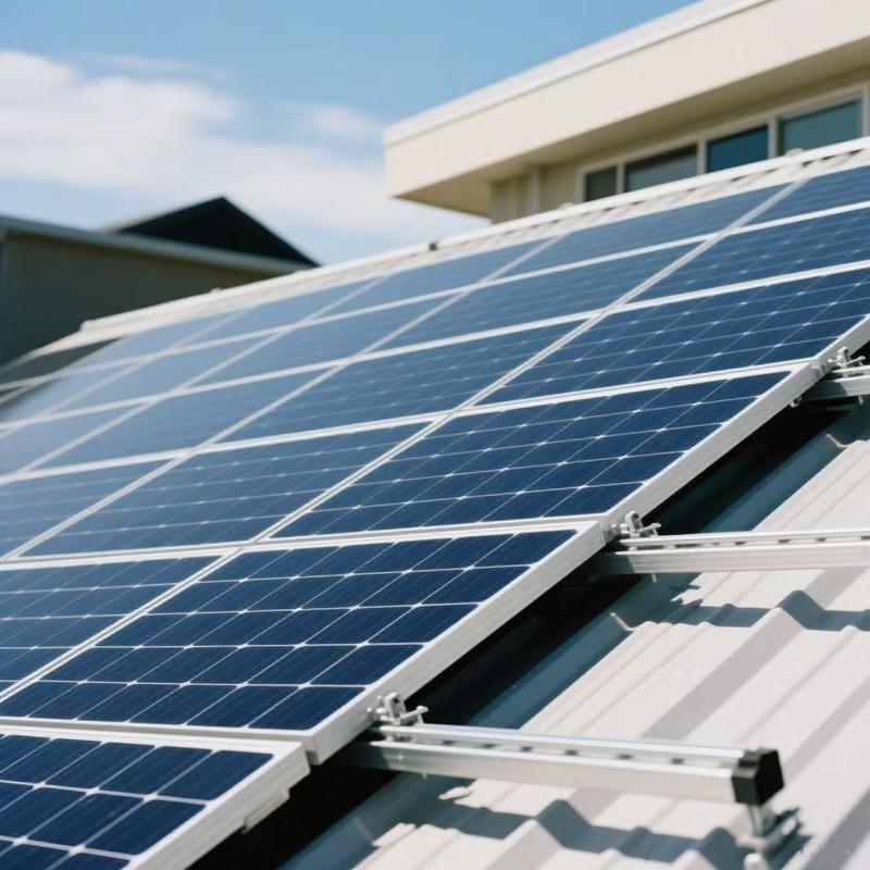 Supporti per il montaggio sul tetto di pannelli solari per edifici commerciali Facile installazione Vantaggi economici ed ambientali 10 fattore