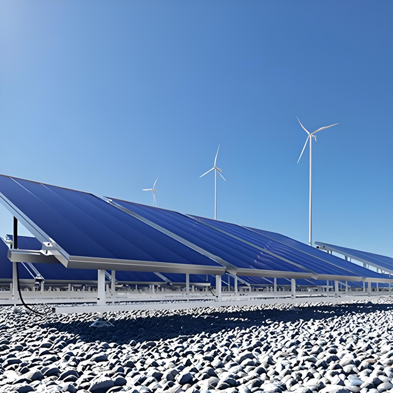 Supporti di montaggio solari a terra per impianti fotovoltaici solari su larga scala e di utilità pubblica con componenti in acciaio galvanizzato a caldo