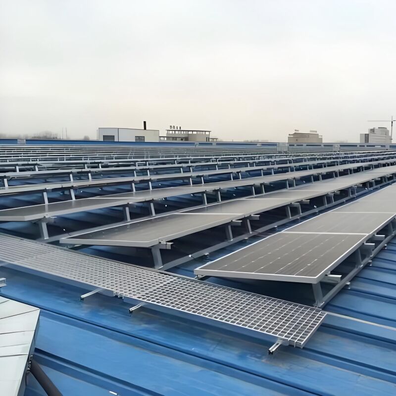 Supporti per il montaggio del pannello solare sul tetto che forniscono un supporto stabile per i pannelli solari su tetti metallici con installazione rapida